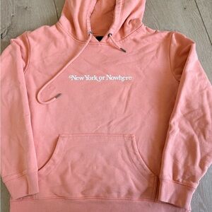 New York or Nowhere Peach Hoodie